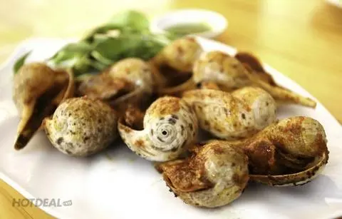 Hình ảnh ốc muỗng nướng sate