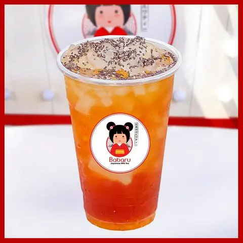 Hình ảnh Hồng trà nha đam hạt chia