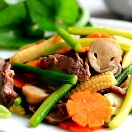 Hình ảnh Cơm tim xào thập cẩm
