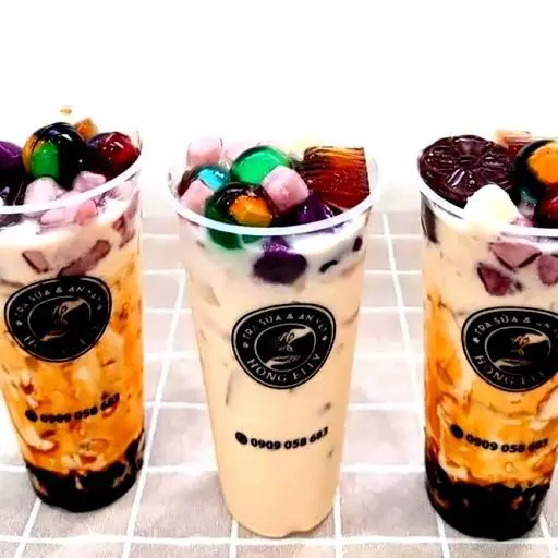 Hình ảnh Trà sữa Full thạch topping Size lớn 700ml