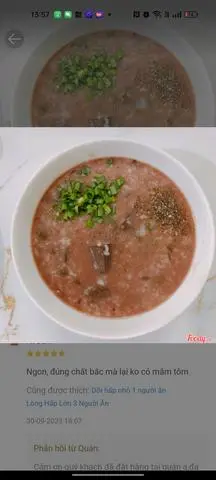 Hình ảnh Cháo huyết
