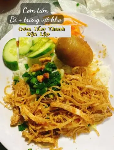 Hình ảnh Cơm tấm bì - trứng vịt kho (hình thật quán tôi)
