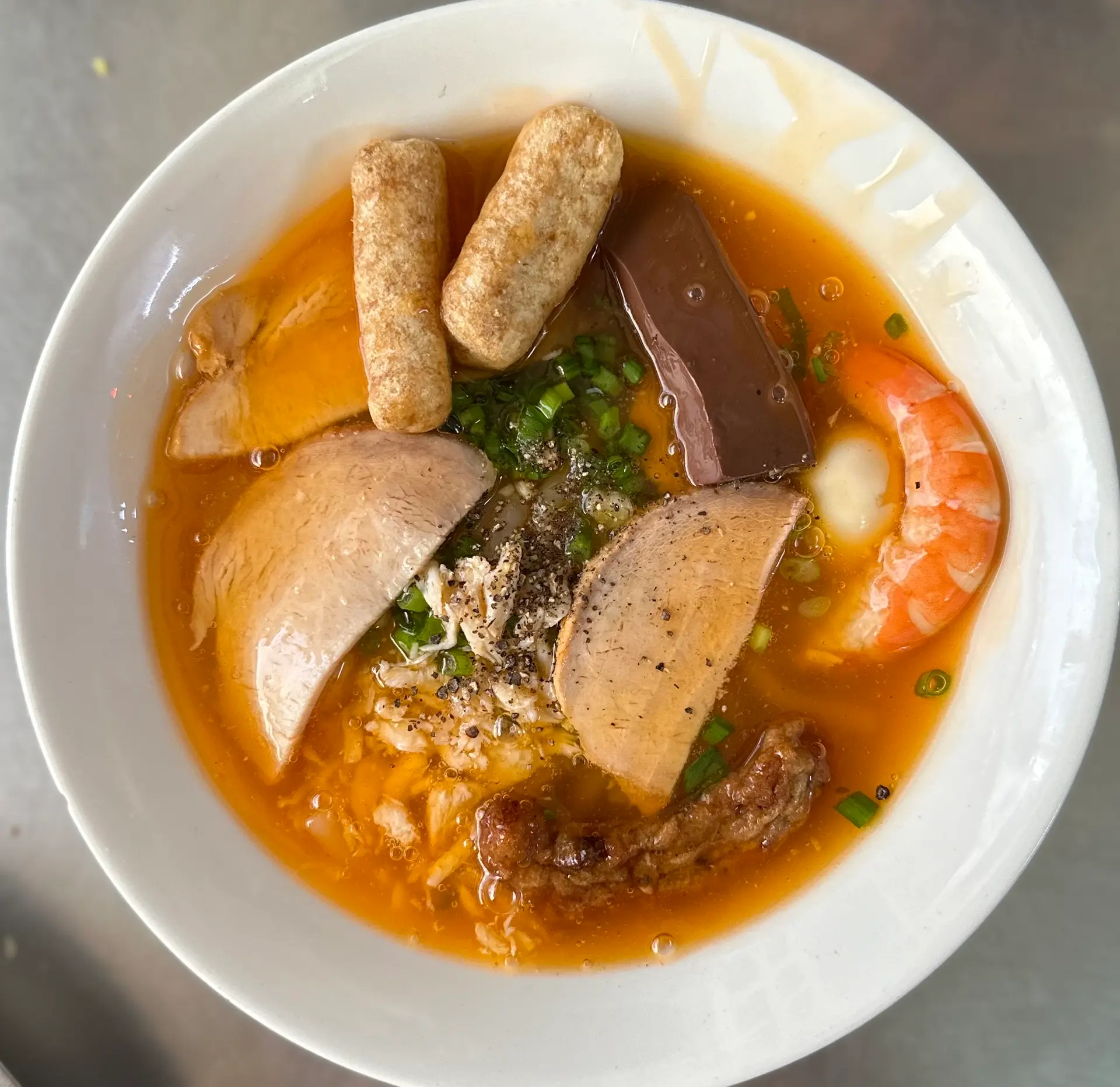 Hình ảnh Bánh canh cua thập cẩm - thịt xắt