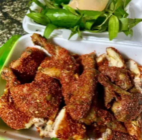 Hình ảnh gà nướng muối ớt 1 con 