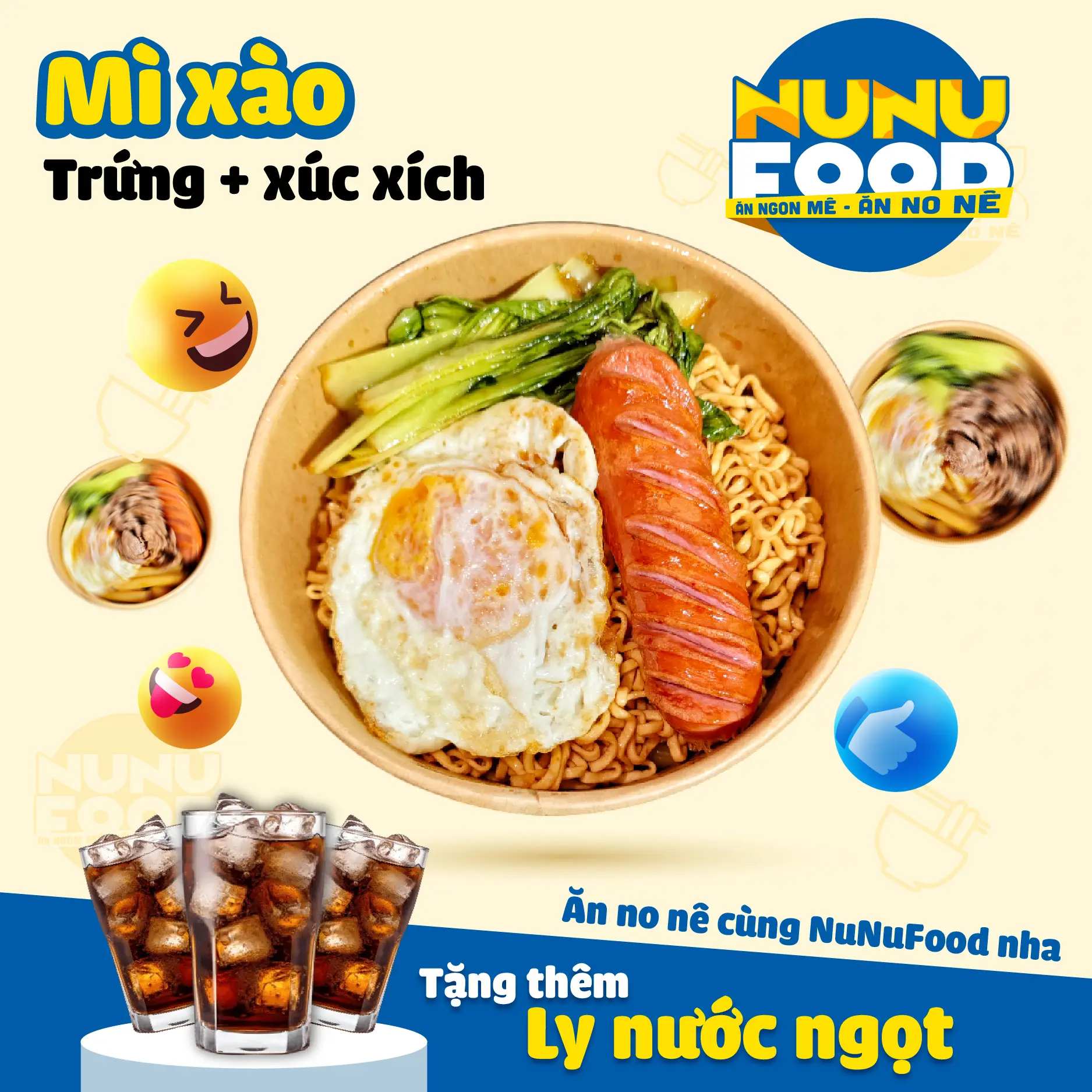 Hình ảnh Mì trứng xúc xích