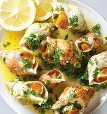 Hình ảnh Ốc bulot nướng mỡ hành