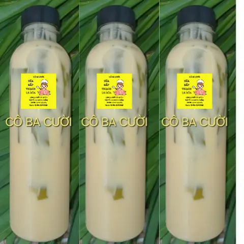 Hình ảnh Combo 3 chai Sữa Bắp Thạch Lá Dứa