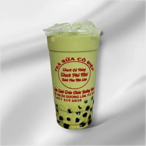 Hình ảnh Trà sữa Thái xanh trân châu