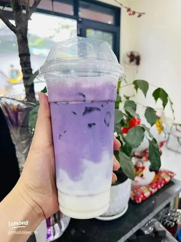 Hình ảnh Latte khoai môn ly 700ml