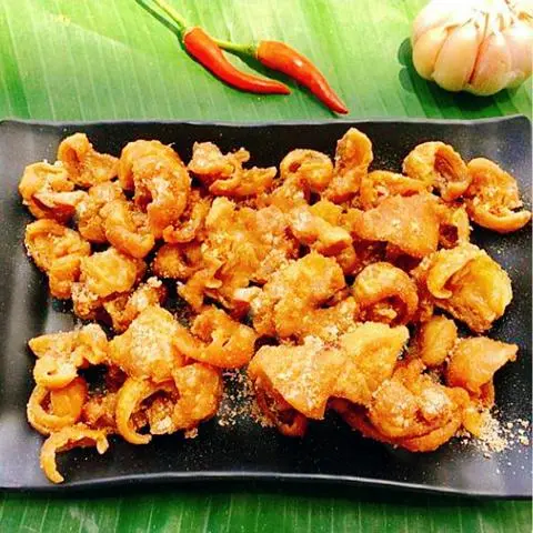 Hình ảnh Da gà chiên nước mắm