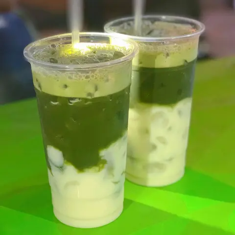 Hình ảnh rau má đậu xanh sữa béo thơm bgon