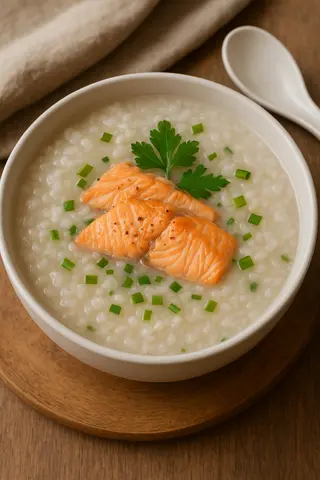 Hình ảnh Cháo Cá Hồi