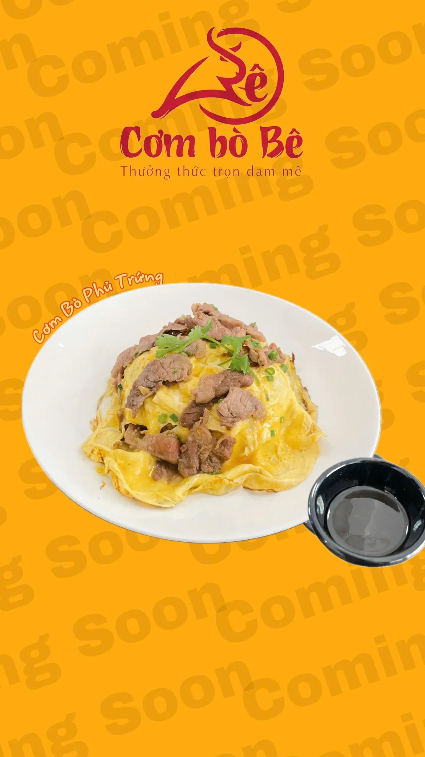 Hình ảnh CƠM BÒ PHỦ TRỨNG