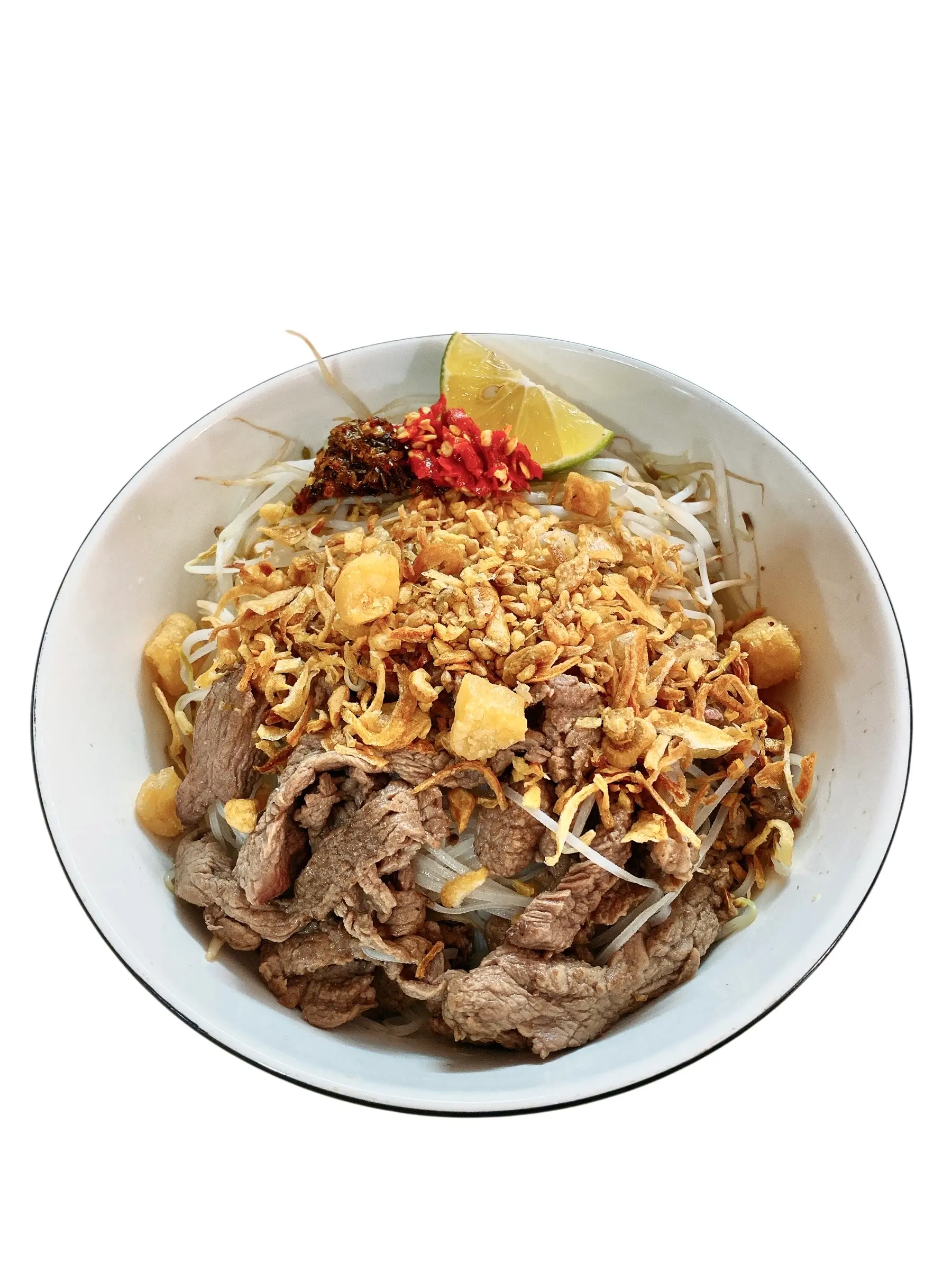 Hình ảnh Hủ tiếu khô trộn Bò sa tế 