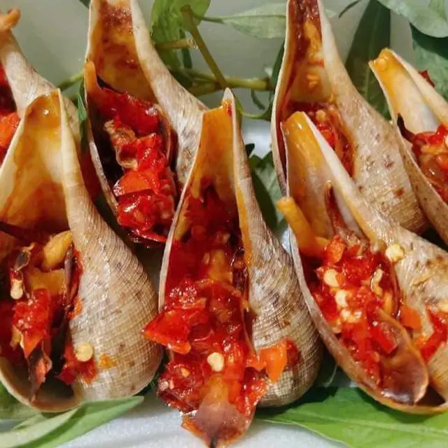 Hình ảnh ỐC MUỖNG NƯớNG MUỐI ỚT
