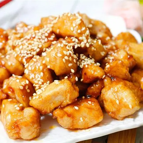 Hình ảnh gà viên lắc phomai