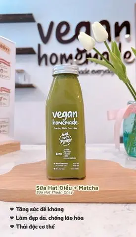 Hình ảnh Sữa Hạt Điều & Matcha - Cashew & Matcha Milk