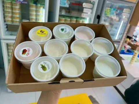 Hình ảnh Sữa chua phô mai đà lạt mix 5 vị