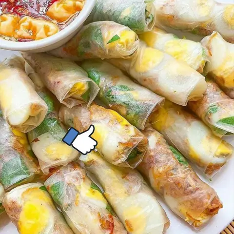 Hình ảnh Bánh tráng cuốn lòng đào Gu Tui