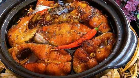 Hình ảnh cá lóc kho thịt