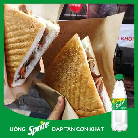 Hình ảnh Combo bánh mỳ doner - 7Up