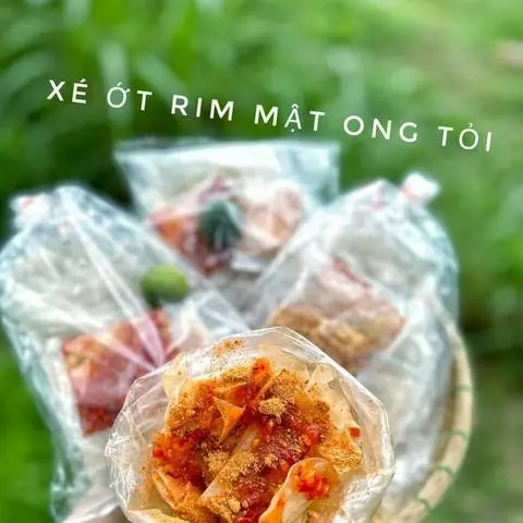 Hình ảnh Bánh tráng ớt rim mật ong 