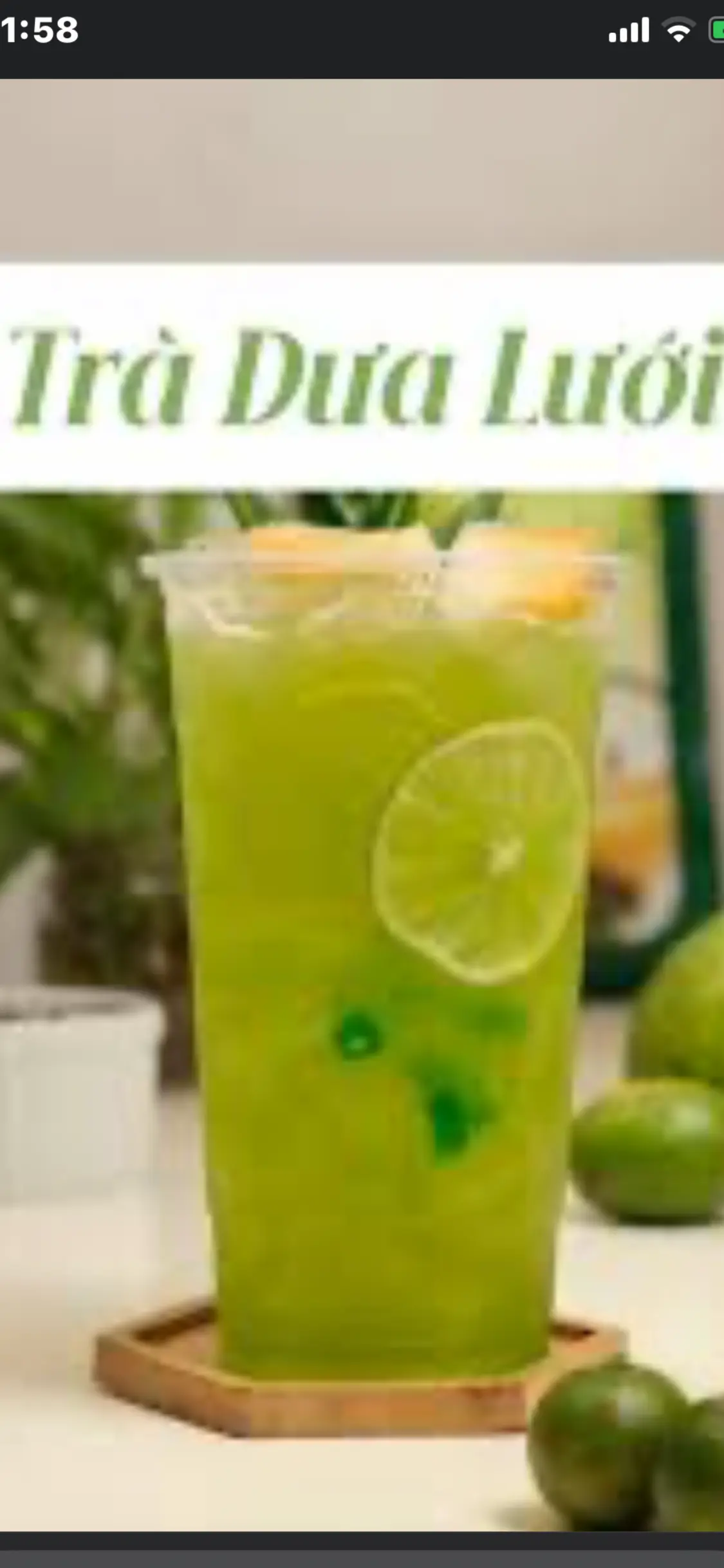 Hình ảnh Trà Dưa Lưới 