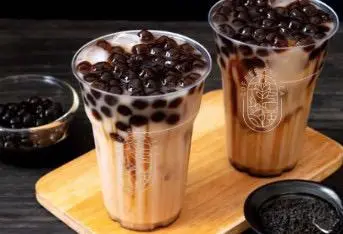 Hình ảnh Trà Sữa Trân Châu Đường Đen 700ml