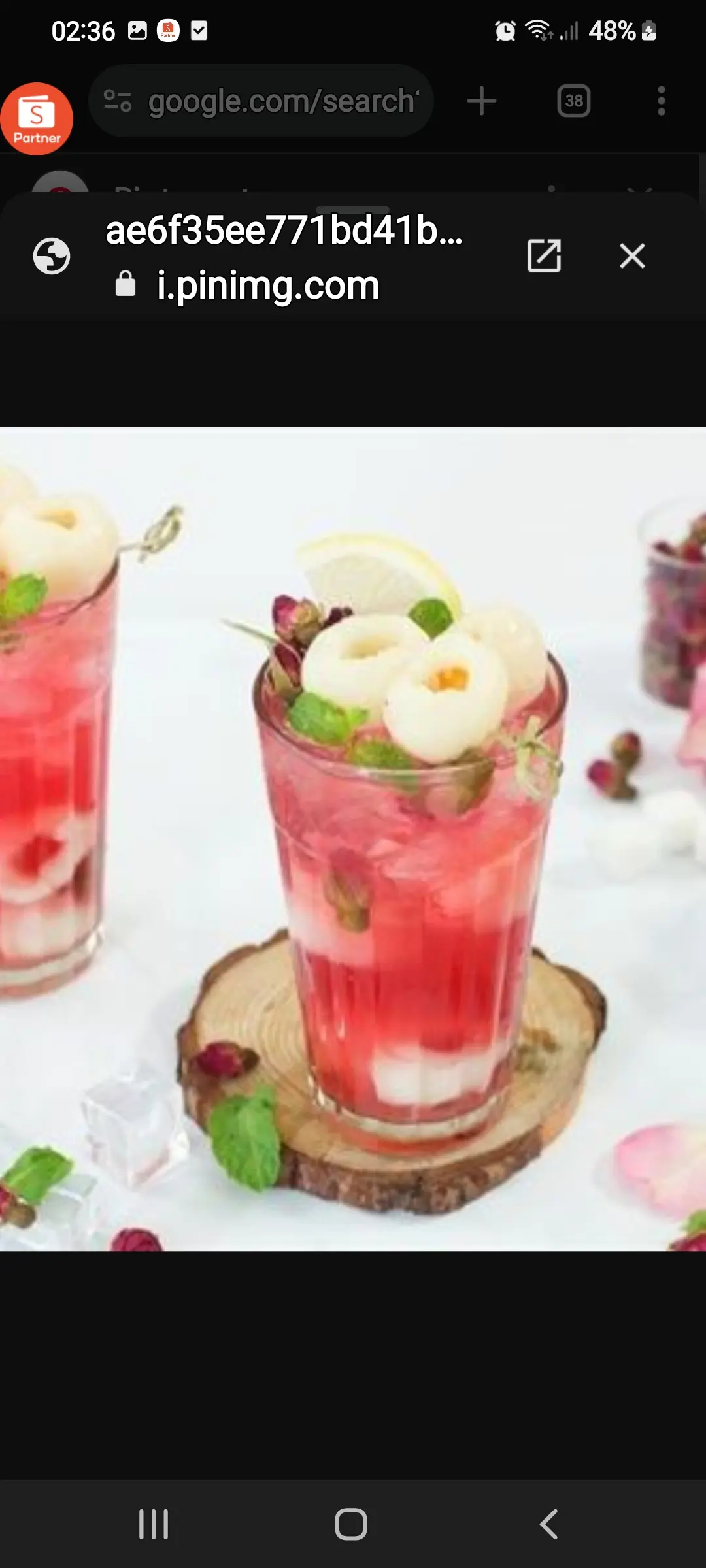 Hình ảnh Soda vải hồng - 700ml