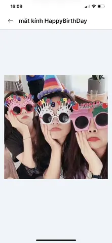 Hình ảnh mắt kính HappyBirthDay 