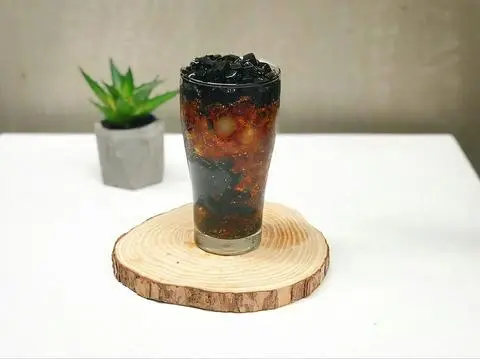 Hình ảnh Trà ô long sương sáo hạt chia