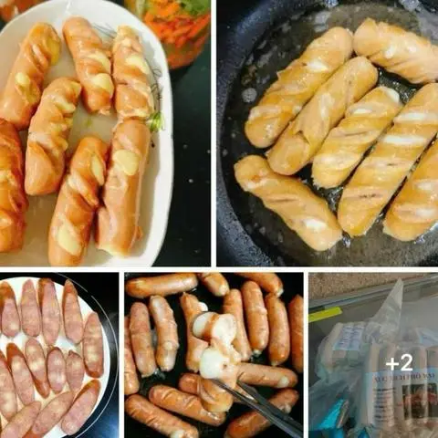 Hình ảnh Combo 2 cây xúc xích phô mai