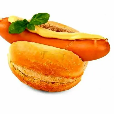Hình ảnh Hotdog xúc xích cervelats