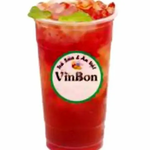 Hình ảnh Hồng trà ổi thạch trái cây (Size 700ml)
