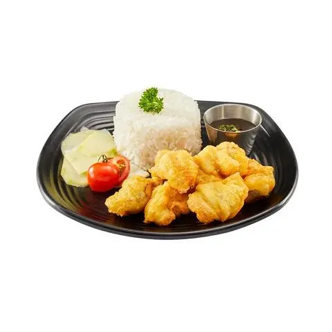 Hình ảnh Cơm mề gà xốt ngũ vị