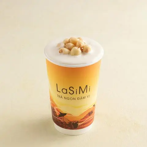 Hình ảnh Trà Ô Long Sen Vàng Kem Phô Mai