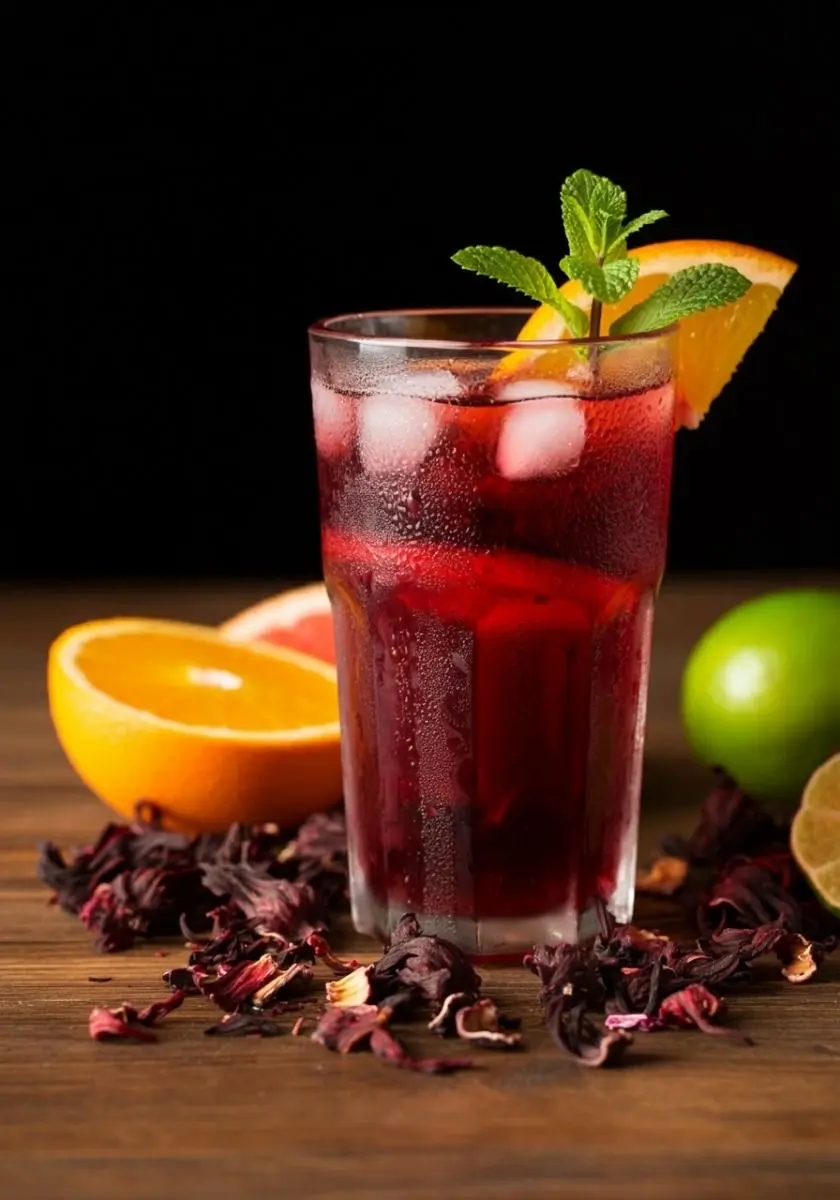 Hình ảnh Trà hoa Atiso đỏ, ly 700ml