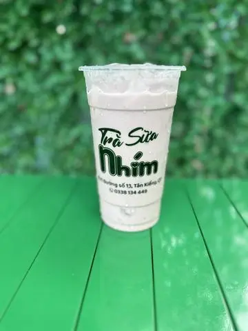Hình ảnh Trà sữa khoai môn full topping