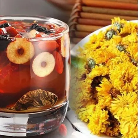 Hình ảnh Trà Hoa Cúc Táo Đỏ Mật Ong Rừng