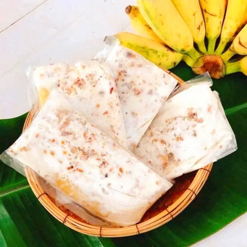 Hình ảnh Combo 5 miếng Kem chuối truyền thống siêu ngon (tặng 01 rau câu nhân flan) có túi giữ nhiệt