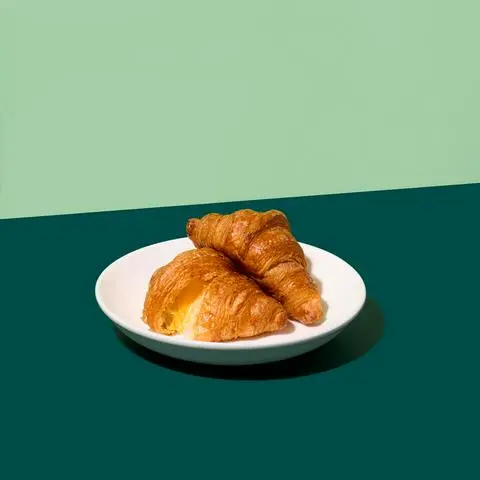 Hình ảnh Bánh sừng trâu trứng muối - Double salted egg lava croissant