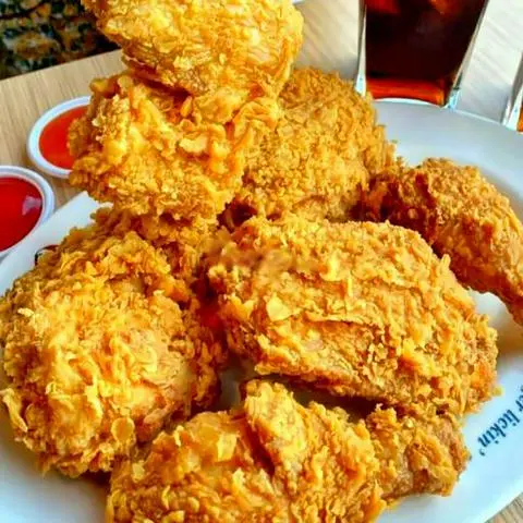 Hình ảnh Combo 2 phần gà rán sốt cay + 1 ly coca 