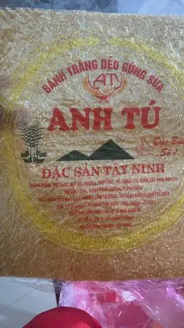Hình ảnh bánh tráng dẻo gừng sữa