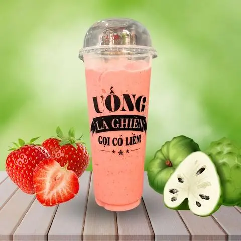 Hình ảnh Sinh tố Dâu + Mãng Cầu