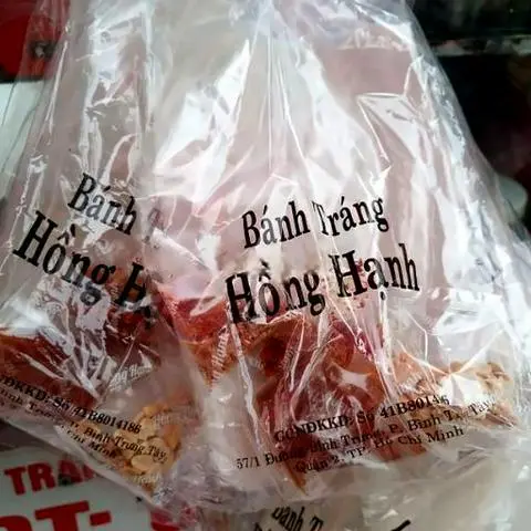 Hình ảnh Bánh tráng me hồng hạnh