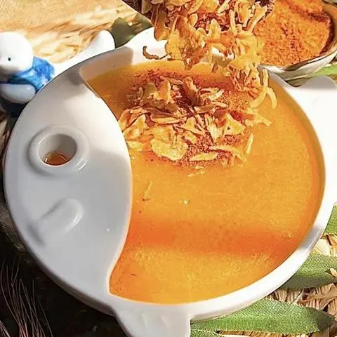Hình ảnh (CHAY) BT Chấm Sốt Muối Béo Đậu Hành Phi Không Trứng