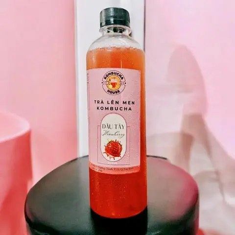 Hình ảnh Kombucha Dâu Tây - Strawberry | 500ml