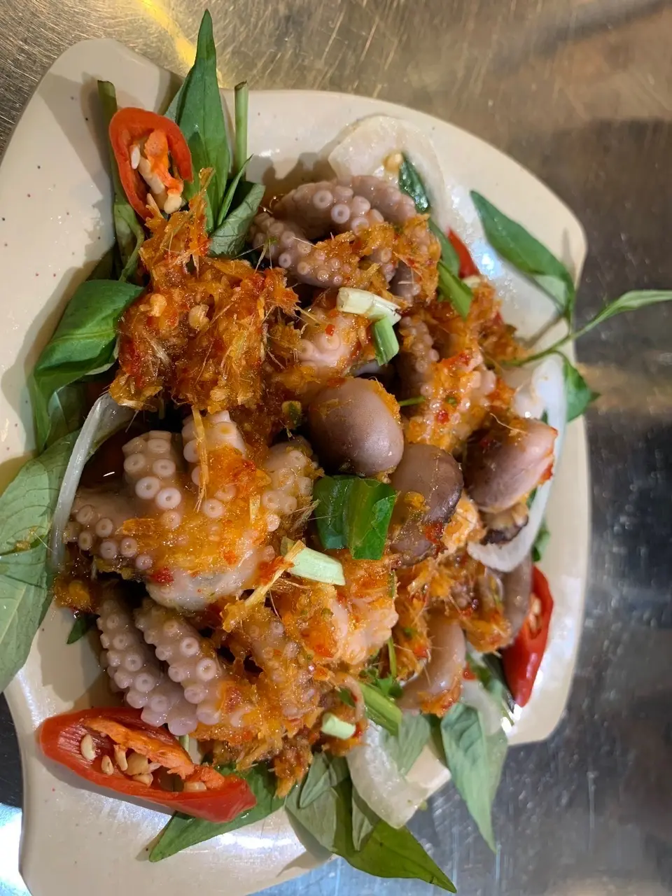 Hình ảnh Bạch tuộc sốt thái (chín)