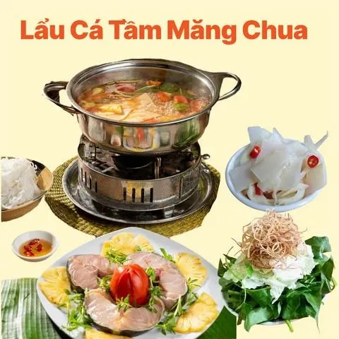 Hình ảnh Lẩu Cá Tầm Măng Chua Lớn