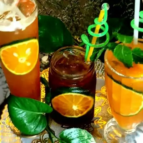 Hình ảnh Trà đào cam khổng lồ